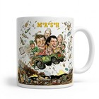    m a s h Tv Show Classic 4077th Caricature 11oz Ceramic Coffee Mug Fan Gift