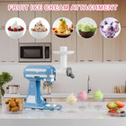 Natural Ice Cream Maker Frozen Dessert Maker Fruit Sorbet Machine Soft Serve