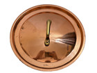 Vintage Made In France Copper Pot Cooking Lid Only 7 5 8  Fit Brass Handle