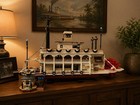River Steamboat Building Blocks Model Ship No Box Approx  4090 Pcs