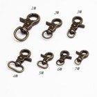 Clasps Lobster Swivel Trigger Clips Snap Hook Bag Clasps Antique Brass 1-500pcs