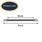 3pack Phone Telephone Extension Cord 6 Inch Cable Line With Standard Rj11 6p4c