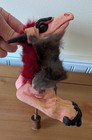 Handheld Dragon Woodbaby Puppet Creature Faux Fur Renaissance Mechanical Head