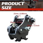 Mini Excavator Attachment Quick Hitch Use For Quick Change Multiple Attachments