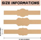 Brown Blank Kraft Soap Labels 120pcs Handmade Soap Wrap Tags Paper Soaps Sleeves