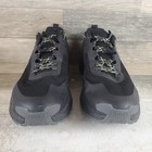 Kuru Atom Trail Mens Hiking Shoes Sz 11 5 M Jet Black Green Mesh Lace Up Sneaker