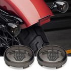 2inch Smoke Turn Light Cover For Harley Electra Glide Street Glide Road Glide Us