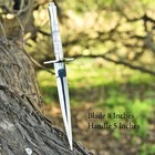 Sykes Fairbairn British Army Double-edge V42 Us Ww2 Military Dagger Knife Sheath