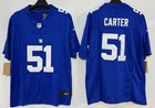 2025 Men s Cam Skattebo  44 Giants Fuse Royal Sewn Stitched Jersey