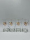 Rare Vintage Old Fitzgerald Gold Trim Bourbon Whiskey Highball Glasses Set Of 4