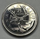 2023 Canadian Quarter W new King Charles Effigy First Strikes  Uncirculated Bu
