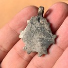 Extremely Rare Ancient Viking Amulet Silver Color Artifact Authentic Pendant
