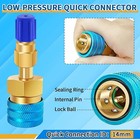 R1234yf To R134a Quick Coupler Adapter Fits Car High Low Side Conversion Kit