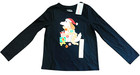Cat   Jack Long Sleeve T-shirt Size S Small 6 7 - Black dog christmas - New