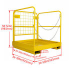 36x36  Steel Forklift Safety Cage Work Platform Basket Heavy Duty For Aerial Job