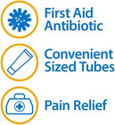 Globe  4 Pack Triple Antibiotic   Pain Relief Ointment 1oz  First Aid Antibiotic
