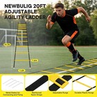 Agility Ladder Training Set With Speed Parachute  Hurdles  Cones  Jump Rope