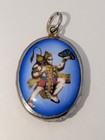 Hanuman Hindu Monkey God With Dronagiri Mountain Amulet Pendant Talisman Charm