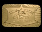 Ue13169  nos  Vintage 1984   john Deere   Tractors 24k Gold Plate Buckle