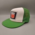 Vintage Oliver Tractor Farm Trucker Snapback Hat Mesh Nissin Cap Green White New