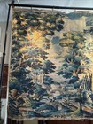 Magnificent 17c Verdure Tapestry Antique Style New Reproduction Natural Fiber