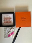 Extra Short Coffin Crystal French Press-on Nails With Rhinestones