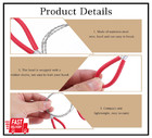 4pcs Stainless Steel Cable Saw Hand Pocket String Rope Saw Emergency Red Black
