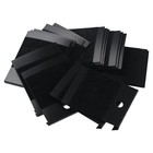 Black Velvet Earring Display Cards 100 Pcs Plastic Jewelry Holder For Studs Hang