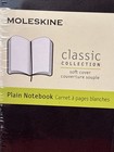 Moleskine Classic Pocket Soft Cover Notebook Black Plain 192 Pages  3 5  5 5    