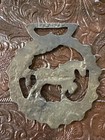 Vintage English Horse Brass Medallion Plow Horse Harness Decoration