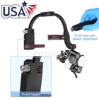 3 5x Dental Surgical Headband Binocular Loupes With 5w Led Head Light 2 Leds