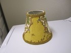 Kaufmann Gold Yellow Rooster Chicken French Country Toile Lamp Shade Chandelier