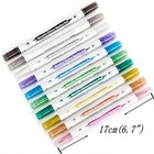 Temporary Tattoos Stencils Kits 10 Assorted Colors Body Markers Henna Tattoos
