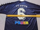 Vintage Hummel Tv Uster Handball Away Jersey  6 Blue Shirt Size Xl