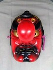 Vintage Japanese Ceramic Tengu Mask Noh Kyogen 7 9  6 3  6 3inch Folk Crafts Toys