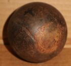 Vintage Solid Cast Iron 4 2 Lbs Ball Sphere Antique Metal 3  Diameter