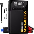 Vtoman 4250a Jump Starter With Air Compressor 12v Portable Car Jumper X7 160psi 