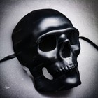 Halloween Full Face Black Skull Mask For Cosplay Costume Masquerade Mask Party
