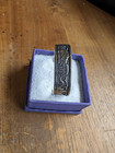 Navajo Sterling Silver Storyteller Overlay Cuff By Masha   32 Grams