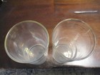 Pair Of Advertising Original Bar Canadian Club Whiskey Glasses