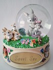 Disney Bambi Snow Globe - Little April Showers - Thumper Flower   Friends 