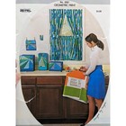 Vintage Mod 1970 s Cut n sew Kitchen Cover-alls Fabric For Toaster Blender Mixer