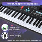 61 Key Electronic Keyboard Piano Portable Digital Music Instrument For Kids Gift