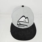 Minor League Baseball Hat Cap Fitted Mens 7 Gray Black Milb New Era 59fifty