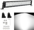 22  Light Bar 120w Led Fog Lamp 12000lm Flood Spot Combo Off Road Light Work Lig