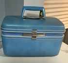 Vtg 60s Samsonite Silhouette Train Case-with Key  tray 8x14inch no Keys