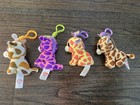 Ty Beanie Boos Babies -lot 14 Giraffes Sky-high Gia Darcy Keychain Stilts Safari