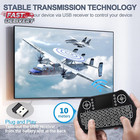 Easytone Backlit Mini Wireless Keyboard With Touchpad Mouse Combo Remote Control