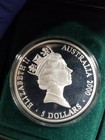 Australian 2000 Sydney Olympic 1oz 999 Silver Commemorative  Rear Shark 