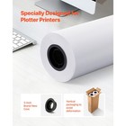 Uimoso Wide Format Plotter Paper  2 Rolls  30 In X 500 Ft Cad Bond Paper